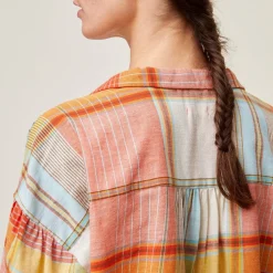 Femme MOISMONT Chemises-- Chemise Madurai - Rouge Poppy