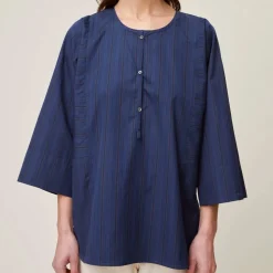 Femme MOISMONT Chemises-- Chemise Rayures - Marine