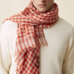 Femme MOISMONT Foulards & Echarpes-- Echarpe n°693 - Flowers Poppy Red