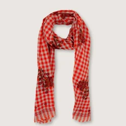 Femme MOISMONT Foulards & Echarpes-- Echarpe n°693 - Flowers Poppy Red