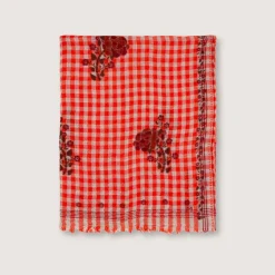 Femme MOISMONT Foulards & Echarpes-- Echarpe n°693 - Flowers Poppy Red