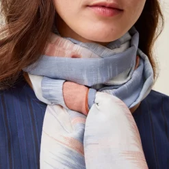 Femme MOISMONT Foulards & Echarpes-- Echarpe N°724 - Nordic Blue