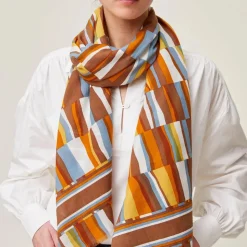 Femme MOISMONT Foulards & Echarpes-- Echarpe N°720 - Tabac