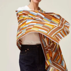 Femme MOISMONT Foulards & Echarpes-- Echarpe N°720 - Tabac