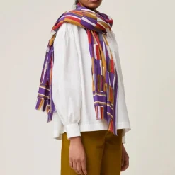 Femme MOISMONT Foulards & Echarpes-- Echarpe N°720 - Violette