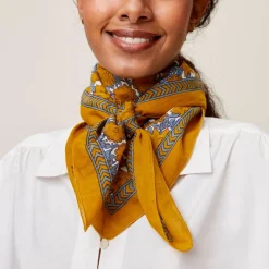 Femme Moismont Foulards & Echarpes-- Foulard n°680 - Café