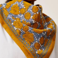 Femme Moismont Foulards & Echarpes-- Foulard n°680 - Café