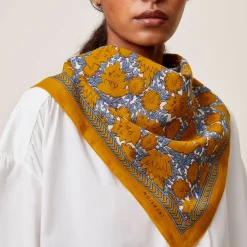 Femme Moismont Foulards & Echarpes-- Foulard n°680 - Café