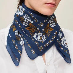 Femme MOISMONT Foulards & Echarpes-- Foulard N°652 - Marine