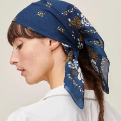 Femme MOISMONT Foulards & Echarpes-- Foulard N°652 - Marine