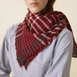 Femme MOISMONT Foulards & Echarpes-- Foulard n°744 - Red Wine