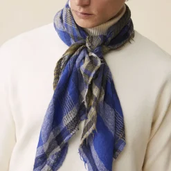 Femme MOISMONT Foulards & Echarpes-- Foulard n°752 - Royal Blue