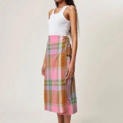 Femme MOISMONT Jupes-- Jupe Madurai - Rose Pop