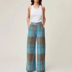 Femme MOISMONT Pantalons-- Pantalon Madurai - Nordic Blue