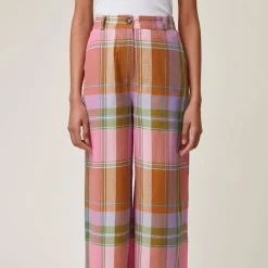 Femme MOISMONT Pantalons-- Pantalon Madurai - Rose Pop