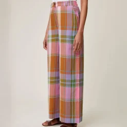 Femme MOISMONT Pantalons-- Pantalon Madurai - Rose Pop