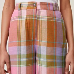 Femme MOISMONT Pantalons-- Pantalon Madurai - Rose Pop