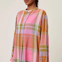 Femme MOISMONT Robes-- Robe Madurai - Rose Pop