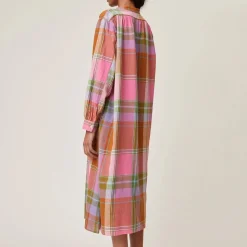 Femme MOISMONT Robes-- Robe Madurai - Rose Pop