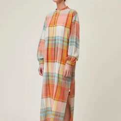 Femme MOISMONT Robes-- Robe Madurai - Rouge Poppy