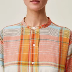 Femme MOISMONT Robes-- Robe Madurai - Rouge Poppy