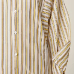 Femme MOISMONT Robes-- Robe Rayures - Naturel