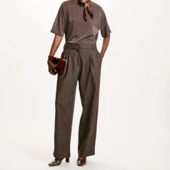 Femme Momoni Pantalons-- Pantalon Adam - Marron