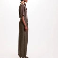 Femme Momoni Pantalons-- Pantalon Adam - Marron