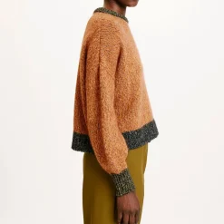 Femme Momoni Mailles-- Pull Hebi - Orange