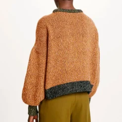 Femme Momoni Mailles-- Pull Hebi - Orange