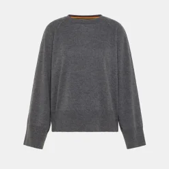 Femme Momoni Mailles-- Pull Odino - Gris