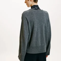 Femme Momoni Mailles-- Pull Odino - Gris