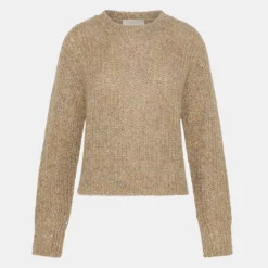 Femme Momoni Mailles-- Pull Odo - Beige