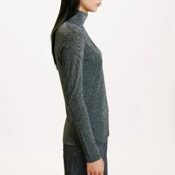 Femme Momoni Mailles-- Pull Rodolphe - Gris