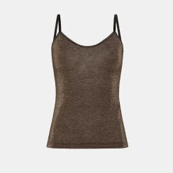 Femme Momoni T-shirts-- Top Airelle - Marron