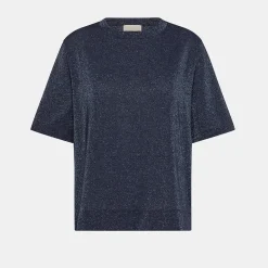 Femme Momoni T-shirts-- T-Shirt Iora - Denim