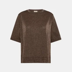 Femme Momoni T-shirts-- T-Shirt Iora - Marron