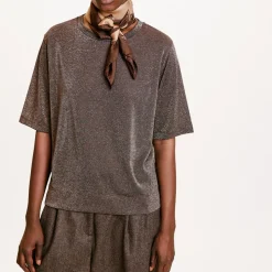 Femme Momoni T-shirts-- T-Shirt Iora - Marron