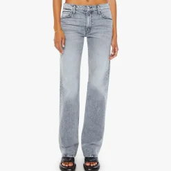 Femme Mother Jeans-- Jean Bookie heel - Gris