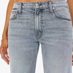 Femme Mother Jeans-- Jean Bookie heel - Gris