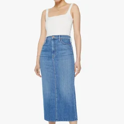 Femme Mother Jupes-- Jupe Pencil Pusher - Bleu