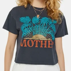 Femme Mother T-shirts-- T-shirt Grab Back - Gris