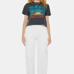 Femme Mother T-shirts-- T-shirt Grab Back - Gris