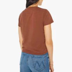 Femme Mother T-shirts-- T-shirt Lil Sinful - Marron