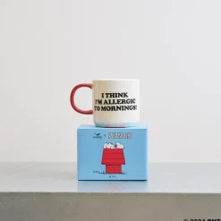 1842 MAGPIE Peanuts X Merci|Tasses-Mug en porcelaine - Allergic to mornings