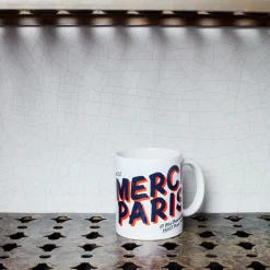 1799 MARKM LASER Tasses-Mug Merci Paris - Marine
