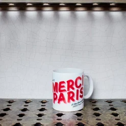 1799 MARKM LASER Tasses-Mug Merci Paris - Rouge