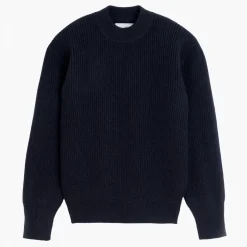 Homme Museum Garments Mailles-- Pull Deck - Marine