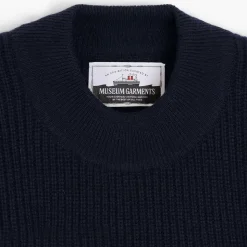 Homme Museum Garments Mailles-- Pull Deck - Marine