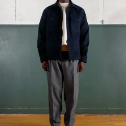 Homme Museum Garments Vestes-- Veste Chemise - Marine